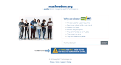 Desktop Screenshot of maxfreedom.org